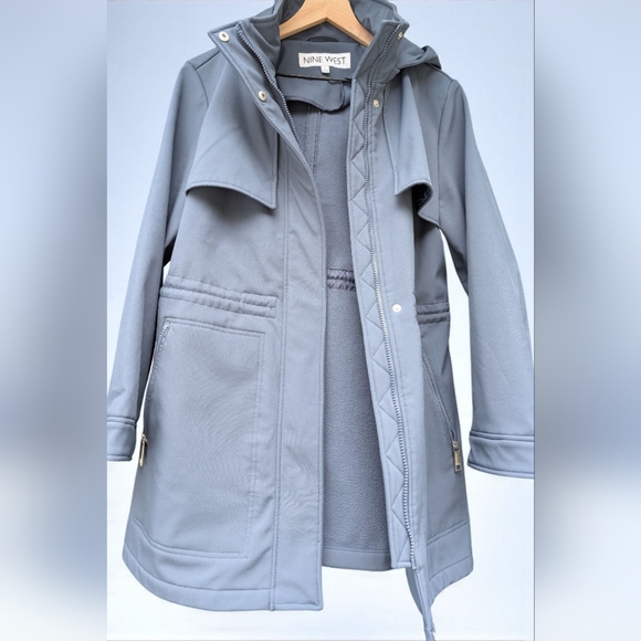Nine West Soft Shell All Season JacketColor: Blue Steel, Size: LARGE (EUC) - Picture 7 of 12